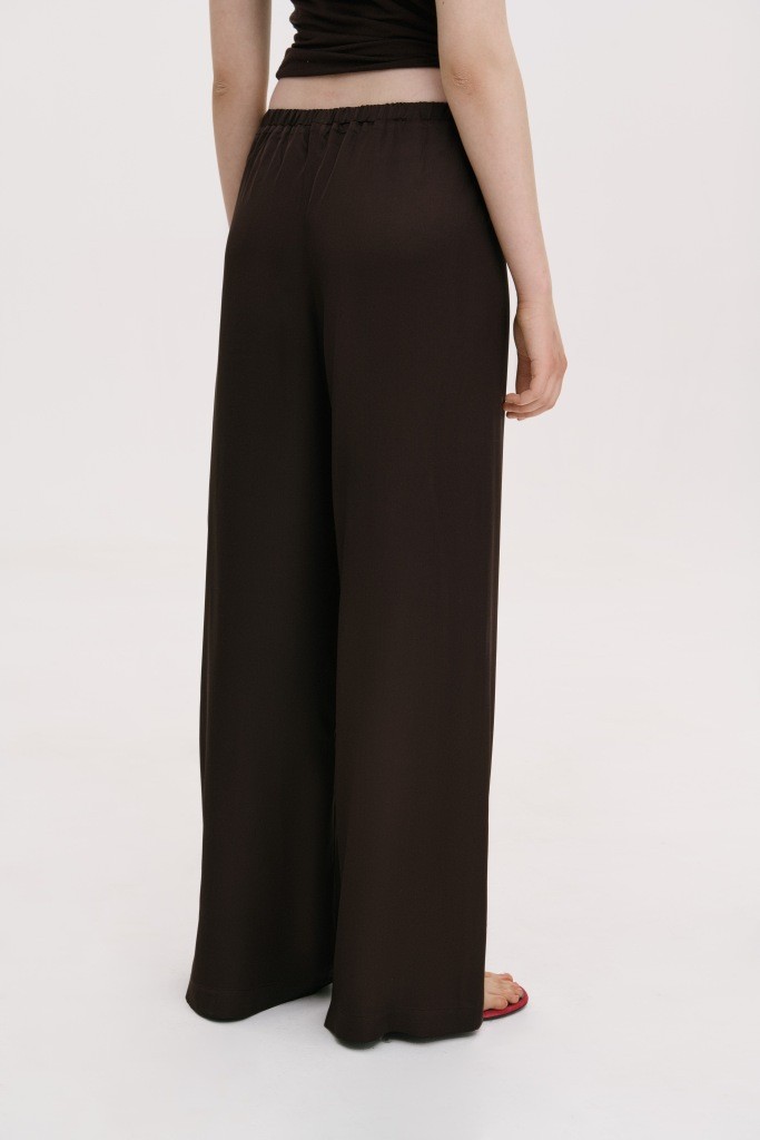 САТИНОВІ ШТАНИ ПРЯМОГО КРОЮ 1236-1 зображення 3